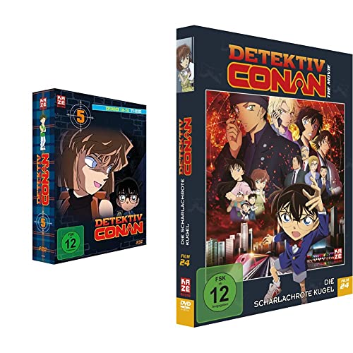 Detektiv Conan - TV-Serie - Vol.5 - [DVD] & Detektiv Conan: Die scharlachrote Kugel - 24. Film - [DVD] Limited Edition von Crunchyroll