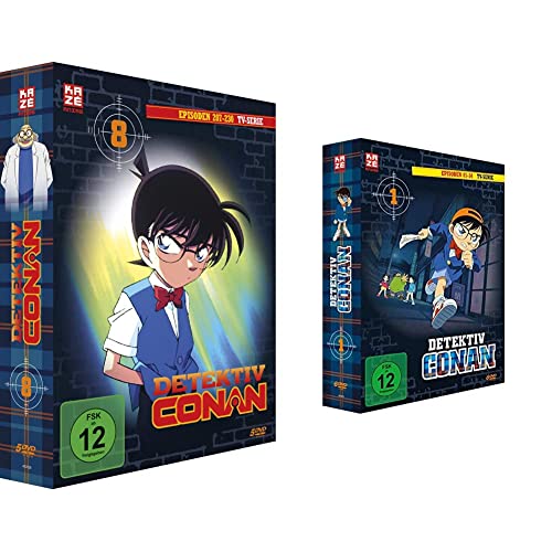 Detektiv Conan - TV-Serie - Vol.8 - [DVD] & Detektiv Conan - TV-Serie - Vol.1 - [DVD] von Crunchyroll