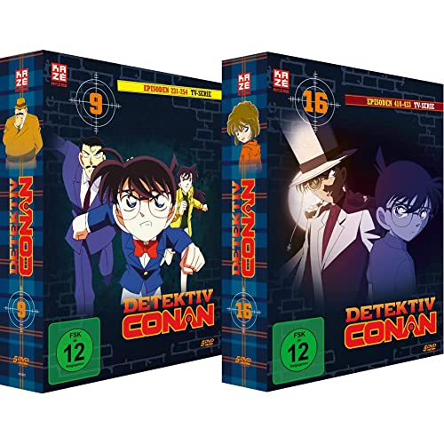 Detektiv Conan - TV-Serie - Vol.9 - [DVD] & Detektiv Conan - TV-Serie - Vol.16 - [DVD] von Crunchyroll