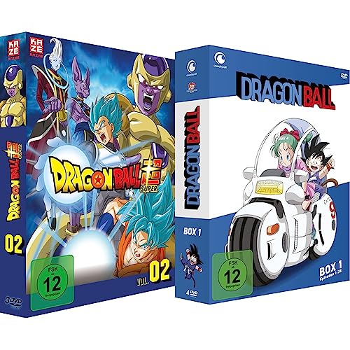 Dragonball Super - TV-Serie - Vol. 2 - [DVD] & Dragonball - TV-Serie - Vol.1 - [DVD] Relaunch von Crunchyroll