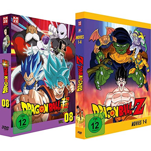 Dragonball Super - TV-Serie - Vol. 8 - [DVD] & Dragonball Z - The Movies - Vol.1 - [DVD] von Crunchyroll