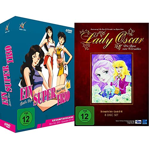 Ein Supertrio - Cat´s Eye - Gesamtausgabe - Vol. 2 - [DVD] & Lady Oscar: Die Rose von Versailles - Die komplette Serie (Episoden 1-40) [8 DVDs] [Collector's Edition] von Crunchyroll