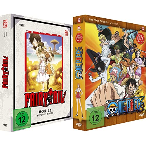 Fairy Tail - TV-Serie - Vol. 11 - [DVD] & One Piece - TV-Serie - Vol. 26 - [DVD] von Crunchyroll