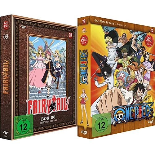 Fairy Tail - TV-Serie - Vol.6 - [DVD] & One Piece - TV-Serie - Vol. 26 - [DVD] von Crunchyroll