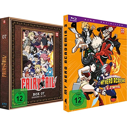 Fairy Tail - TV-Serie - Vol.7 - [Blu-ray] & My Hero Academia - Staffel 3 - Vol.4 - [Blu-ray] von Crunchyroll