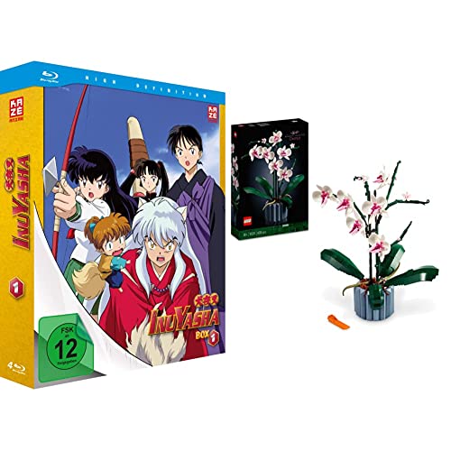 InuYasha - TV Serie - Vol.1 - [Blu-ray] & LEGO 10311 Icons Orchidee Set für Erwachsene zum Basteln von Zimmerdeko mit künstlichen Pflanzen, Botanical Collection Home Deko, Geschenk für Sie & Ihn von Crunchyroll