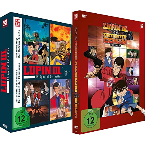 Lupin III. - TV-Special - Collection - [DVD] & Lupin III. vs. Detektiv Conan - The Movie - [DVD] von Crunchyroll