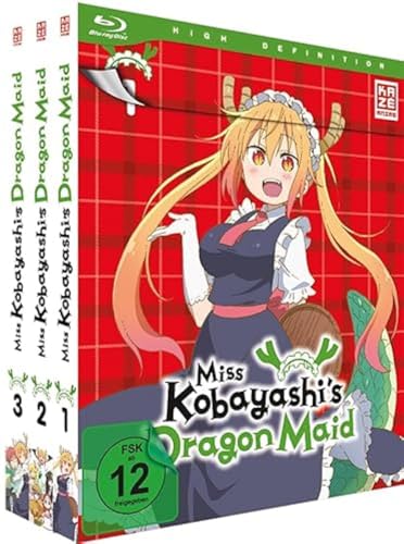 Miss Kobayashis Dragon Maid - Staffel 1 - Gesamtausgabe - Bundle - Vol.1-3 - [Blu-ray] von Crunchyroll
