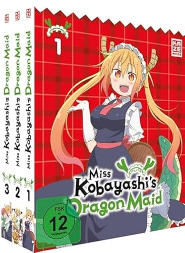 Miss Kobayashis Dragon Maid - Staffel 1 - Gesamtausgabe - Bundle - Vol.1-3 - [DVD] von Crunchyroll