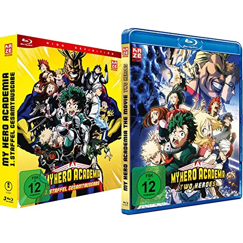 My Hero Academia - Staffel 1 - Gesamtausgabe - [Blu-ray] Deluxe Edition & My Hero Academia: Two Heroes - Der Film - [Blu-ray] von Crunchyroll