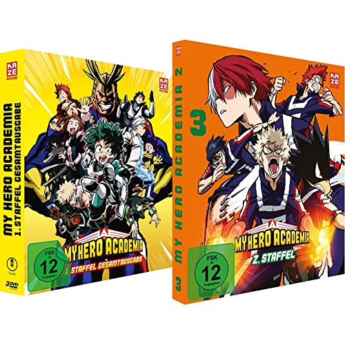 My Hero Academia - Staffel 1 - Gesamtausgabe - [DVD] Deluxe Edition & My Hero Academia - Staffel 2 - Vol.3 - [DVD] von Crunchyroll