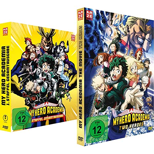My Hero Academia - Staffel 1 - Gesamtausgabe - [DVD] Deluxe Edition & My Hero Academia: Two Heroes - Der Film - [DVD] von Crunchyroll