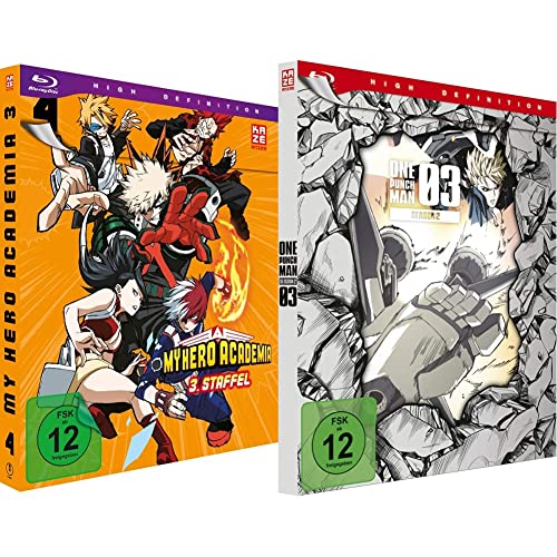 My Hero Academia - Staffel 3 - Vol.4 - [Blu-ray] & One Punch Man - Staffel 2 - Vol. 3 - [Blu-ray] von Crunchyroll