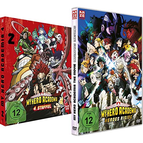 My Hero Academia - Staffel 4 - Vol.2 - [DVD] & My Hero Academia: Heroes Rising - The Movie - [DVD] von Crunchyroll