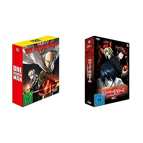 One Punch Man - Staffel 1 - Gesamtausgabe - [DVD] & Death Note - Box 2 - [DVD] von Crunchyroll