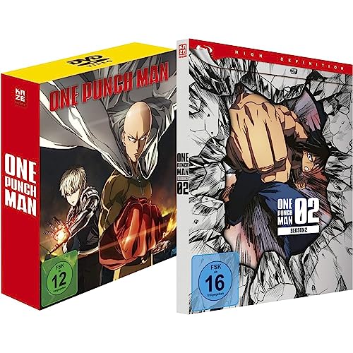 One Punch Man - Staffel 1 - Gesamtausgabe - [DVD] & One Punch Man - Staffel 2 - Vol. 2 - [Blu-ray] von Crunchyroll