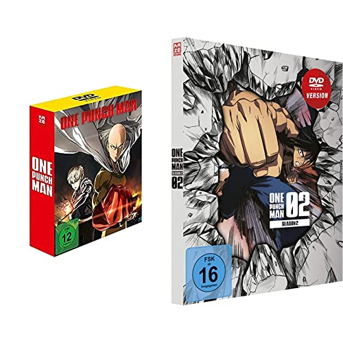 One Punch Man - Staffel 1 - Gesamtausgabe - [DVD] & One Punch Man - Staffel 2 - Vol. 2 - [DVD] von Crunchyroll