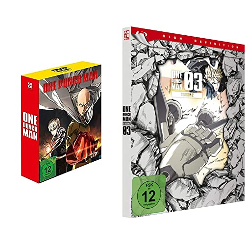 One Punch Man - Staffel 1 - Gesamtausgabe - [DVD] & One Punch Man - Staffel 2 - Vol. 3 - [Blu-ray] von Crunchyroll