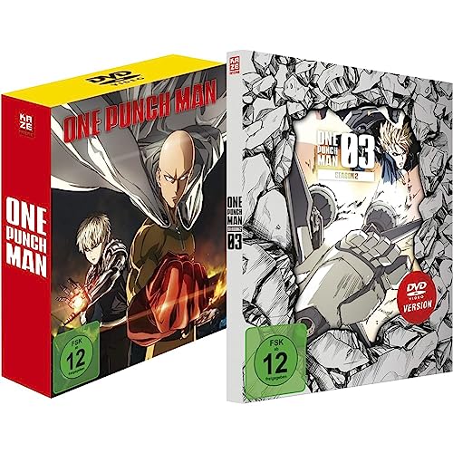 One Punch Man - Staffel 1 - Gesamtausgabe - [DVD] & One Punch Man - Staffel 2 - Vol. 3 - [DVD] von Crunchyroll