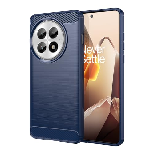 Cruzerlite Case für OnePlus 13 hülle, Carbon Fiber Texture Design Cover Anti-Scratch Shock Absorption Case Schutzhülle für OnePlus 13 Case (2024) (Blue) von Cruzerlite