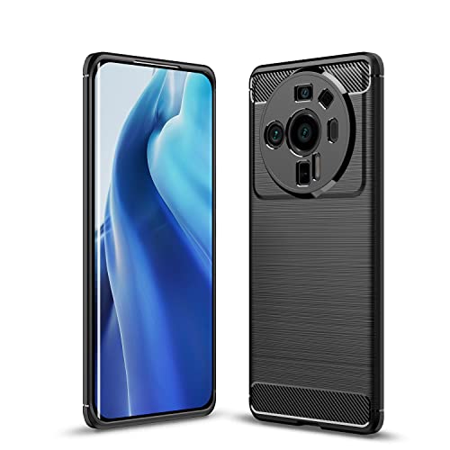Cruzerlite Case für Xiaomi Mi 12 Ultra hülle, Carbon Fiber Texture Design Cover Shock Absorption Case Schutzhülle für Xiaomi Mi 12 Ultra (2022) (Black) von Cruzerlite