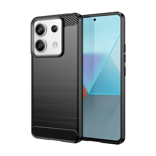 Cruzerlite for Xiaomi Poco X6 Pro 5G hülle, for Xiaomi Redmi Note 13 Pro 5G hülle, Carbon Fiber Texture Design for Xiaomi Poco X6 Pro 5G Case for Redmi Note 13 Pro 5G Case (Black) von Cruzerlite