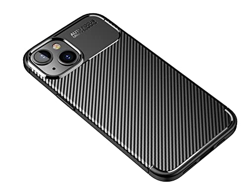 Cruzerlite iPhone 14 Plus hülle, Carbon Fiber Texture Design Cover Anti-Scratch Shock Absorption iPhone 14 Plus Case Schutzhülle für iPhone 14 Plus (2022) (Carbon Black) von Cruzerlite