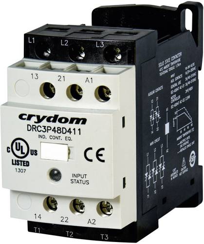 Crydom DRC3P48D400R Motorschütz 24 V/DC, 24 V/AC 4.8A 1St. von Crydom