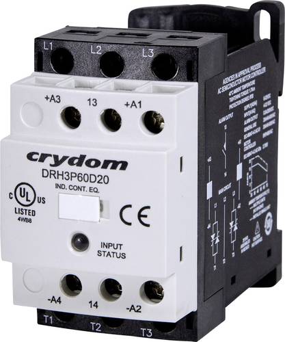 Crydom DRH3P60A20 Halbleiterschütz Nullspannungsschaltend 20A 1St. Crydom DRH3P60A20 Halbleiterschütz Nullspannungsschaltend 20A 1St. von Crydom