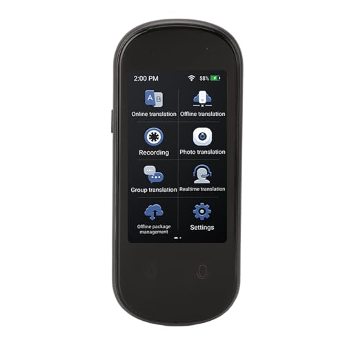 138+ Tragbare Sprachen Übersetzer -Gerät mit 3,1 Zoll HD -Touchscreen, kein WLAN Erforderlich, 1200 MAh, in Echtzeit, für das Lernen von Reisegeschäftsgeschenk Bis zu 10 Tagen 138+ Tragbare Sprachen Übersetzer -Gerät mit 3,1 Zoll HD -Touchscreen, kein WLAN Erforderlich, 1200 MAh, in Echtzeit, für das Lernen von Reisegeschäftsgeschenk Bis zu 10 Tagen von Cryfokt