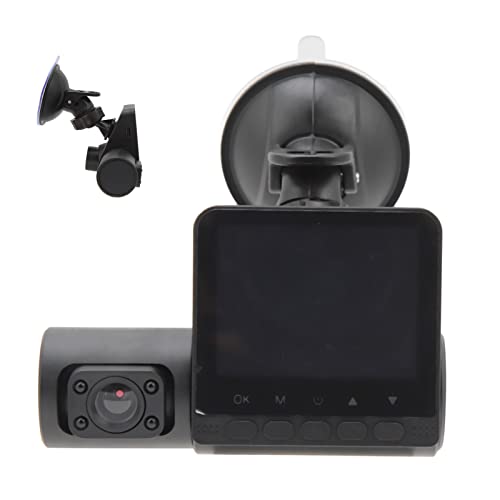 3 Kanal Dash Cam, 1080P Dash Cam vorne und hinten innen, G-Sensor und Nachtsicht Schleifenaufzeichnung Driving Recorder mit 170° Front-Weitwinkel-Kamera, Dreifach-Autokamera 3 Kanal Dash Cam, 1080P Dash Cam vorne und hinten innen, G-Sensor und Nachtsicht Schleifenaufzeichnung Driving Recorder mit 170° Front-Weitwinkel-Kamera, Dreifach-Autokamera von Cryfokt
