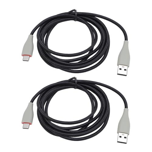 Cryfokt 2 Stück Typ C Bis USB C Typ C Ladekabel Kabel Kabel Kabel für MMX150 Headset Typ C zu USB Headset Kabel 2m Audio Kabel für Headsets, Kopfhörer, Ohrhörer von Cryfokt