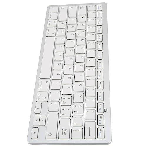 Cryfokt Computertastatur, MultiSystem-kompatible Tastatur, 78 Tasten, ultradünn, für für OS X für Android (italienisches QWETZ-Layout) von Cryfokt
