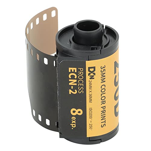 Cryfokt Farbdruckfolie, negativer Farbfilm 200-250 Grad ECN 2 Process 35 mm Professional Wide Exposure Range Camera Color Film für 135 Kamera (8 Blatt) von Cryfokt