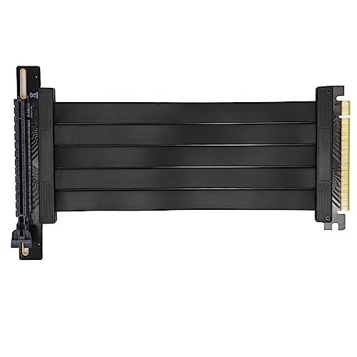 Cryfokt Flexibles PCIE 4.0-Riser-Kabel, Hochgeschwindigkeits-GPU-Extender, Kompatibel mit RTX3090 RTX3080 RX6900XT, Flexible Extender-Riser-Kabelkarte Unterstützt PCIE 4.0 3.0 2.0 1.0 von Cryfokt