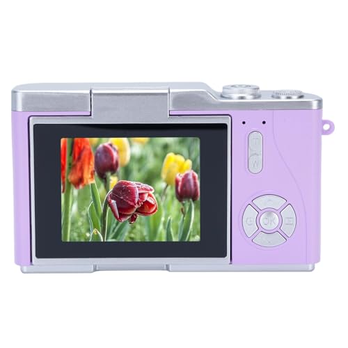 Digitalkamera, 1080p 48MP 2,4 -Zoll -HD -Display 18x Zoom Auto Focus Vlogging Camera Anti Shake Compact Point Camera für Jungen Mädchen Kinder Kids Seniors Student, Unterstützt von Cryfokt