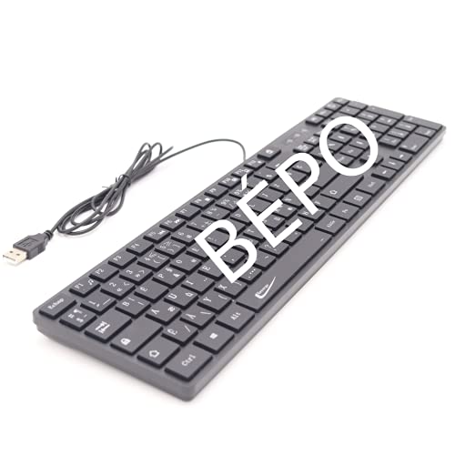 Bépo Dvorak Tastatur – zum Schreiben von Plus Vite (einfach) von CryoGex
