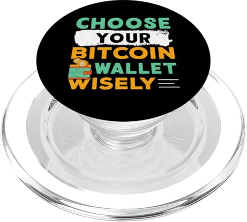 Wählen Sie Ihre Bitcoin-Brieftasche mit Bedacht aus Kryptowährung PopSockets PopGrip für MagSafe Wählen Sie Ihre Bitcoin-Brieftasche mit Bedacht aus Kryptowährung PopSockets PopGrip für MagSafe von Cryptocurrency Design Ideas For Crypto Traders