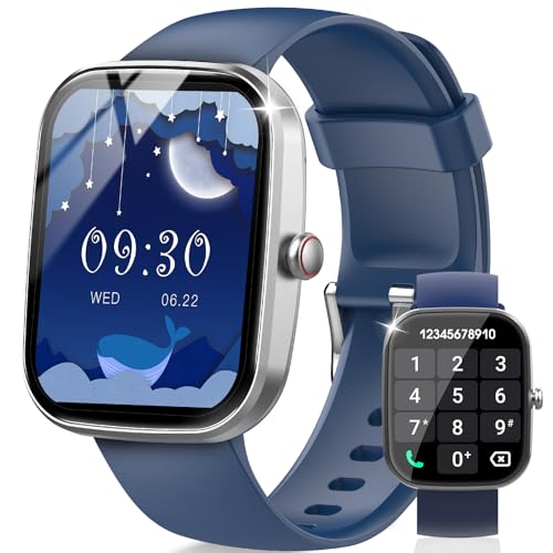 Csasan Smartwatch für Herren Damen Anrufe annehmen/tätigen, 1,9 Zoll Touch Smartwatch für Männer, 110+ Sportmodi mit Herzfrequenz Schlafmonitor Schrittzähler, IP68 Wasserdicht Fitness Uhr, Blau Csasan Smartwatch für Herren Damen Anrufe annehmen/tätigen, 1,9 Zoll Touch Smartwatch für Männer, 110+ Sportmodi mit Herzfrequenz Schlafmonitor Schrittzähler, IP68 Wasserdicht Fitness Uhr, Blau von Csasan