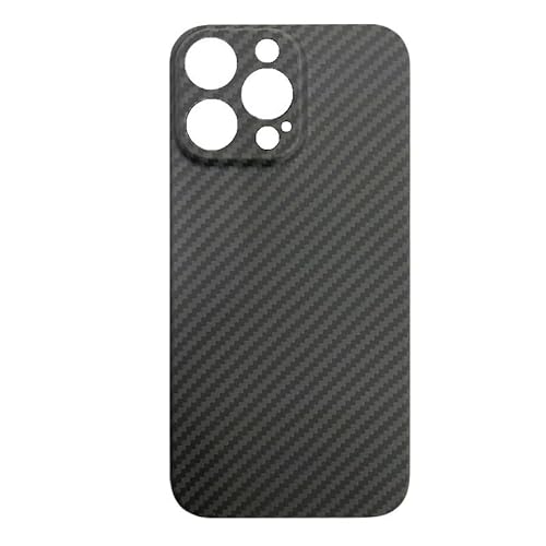 Cseoteo Echte Kohlefaser-Hülle für iPhone 15 Pro Max, ultradünne Hartschale, Handyhülle, kompatibel mit Magsafe für iPhone 15 Pro Max (schwarz) von Cseoteo