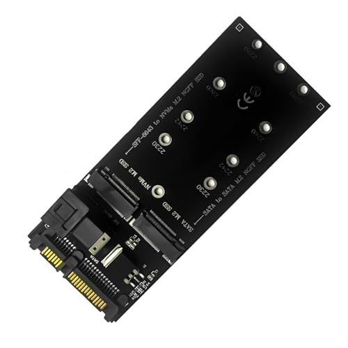 Csnbfiop 1pc 22Pin Satas Adapter SFF-8643 Zu Kits NGFFS M Key to Slimlinesas NVMe PCIe HDDS Satas HDDS Adapter Für Mainboard von Csnbfiop