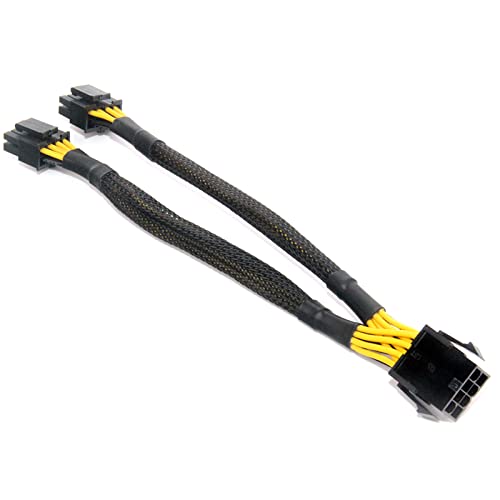 Csnbfiop 20cm CPU Kabel 8Pin Buchse Auf 8Pin Stecker Netzteil Konverter Kabel 8P Zu 4 + 4pin Verlängerung Draht Adapter Linie von Csnbfiop