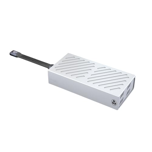 Csnbfiop 40-Gbit/s Gehäuse Externes USB Gehäuse Aus Aluminium Für PCIe 2280 M/B+M Schlüssellaufwerke Breite Gerätekompatibilität von Csnbfiop
