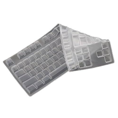 Csnbfiop Dünne Tastatur Hautabdeckungen Klare Silikon Laptop Tastaturen Hautschutzfolie Für V500Pro 87-Tasten Tastaturen von Csnbfiop
