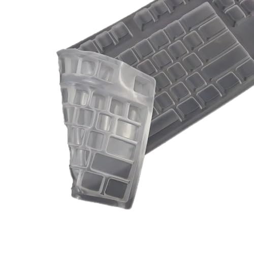 Csnbfiop Klare Desktop Computer Tastaturen Deckt Haut Für V500Pro 87-Tasten Tastaturen wasserdichte Anti Staub Tastaturen von Csnbfiop