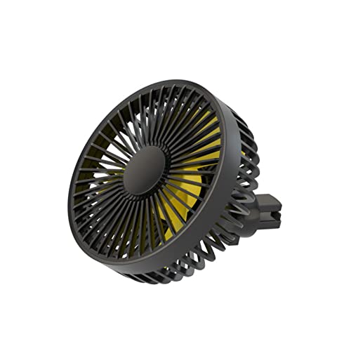 Csnbfiop USB Autoventilator Montiert Auf Auto Klimaanlagen Fensterläden 3 Geschwindigkeiten Für Fahrzeug LKW Wohnmobil Verstellbare Basis Drehung 5 V von Csnbfiop