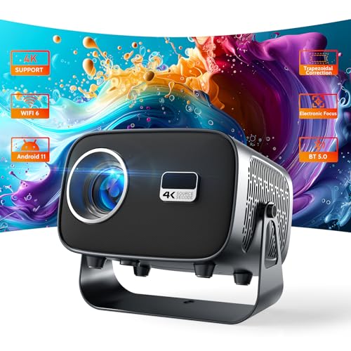 Mini Beamer 4k Heimkino, Mini Projektor 4k with 5G WiFi and Bluetooth, Handy Beamer Kurzdistanz TV Beamer Laptop/iOS/Android, 300" Bildschirm,15000LM Elektrischer Fokus/Trapezkorrektur Mini Beamer 4k Heimkino, Mini Projektor 4k with 5G WiFi and Bluetooth, Handy Beamer Kurzdistanz TV Beamer Laptop/iOS/Android, 300" Bildschirm,15000LM Elektrischer Fokus/Trapezkorrektur von Ctalyn