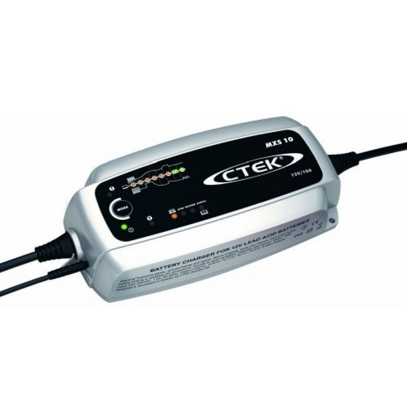 CTEK MXS 10 - 12V Ladegerät (AC-Netz) für Blei Akku 12V 10A Ladestrom Hochfrequenzladegerät von Ctek