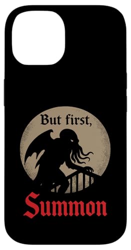 Cthulhu, But First Summon, Cosmic Horror Parodie Cthulhu Cult Hülle für iPhone 14 Cthulhu, But First Summon, Cosmic Horror Parodie Cthulhu Cult Hülle für iPhone 14 von Cthulhu Idol Miskatonic Horror Shop