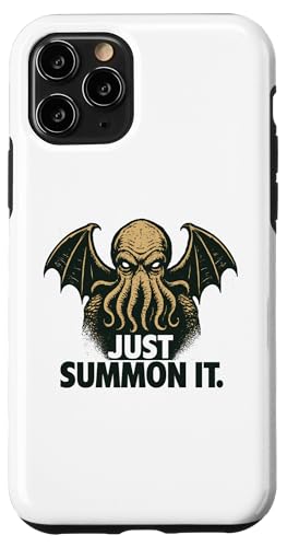 Cthulhu, Just Summon It, Lustiger kosmischer Horror-Cthulhu-Kult Hülle für iPhone 11 Pro Cthulhu, Just Summon It, Lustiger kosmischer Horror-Cthulhu-Kult Hülle für iPhone 11 Pro von Cthulhu Idol Miskatonic Horror Shop